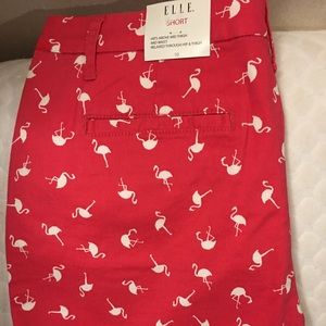 Elle flamingo shorts 🦩